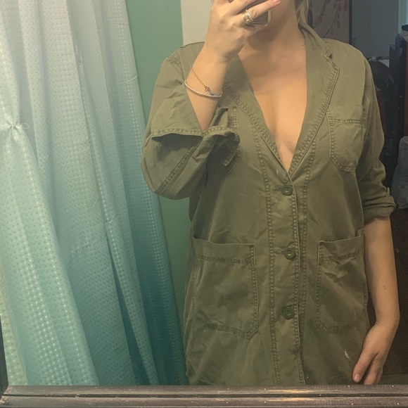 Cargo military green t-shirt dress - Picture 5 of 8